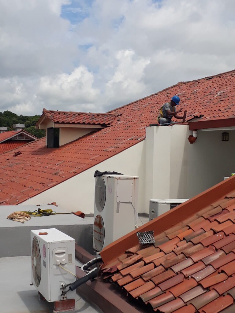 TRABAJOS DE ALTURA-MANTENIMIENTO DE TECHOS - EDIFICIO 801 ALBROOK